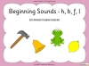 Beginning Sounds - h, b, f, l Teaching Resources (slide 1/15)